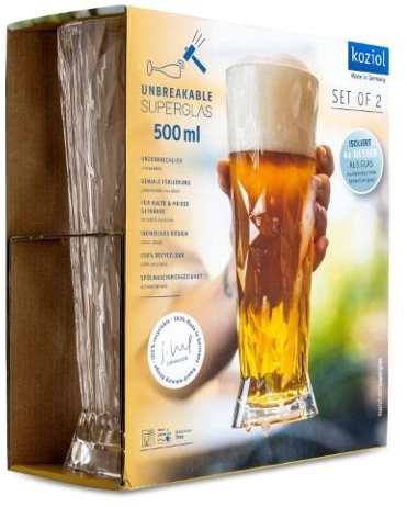 Koziol bierglas 500ml