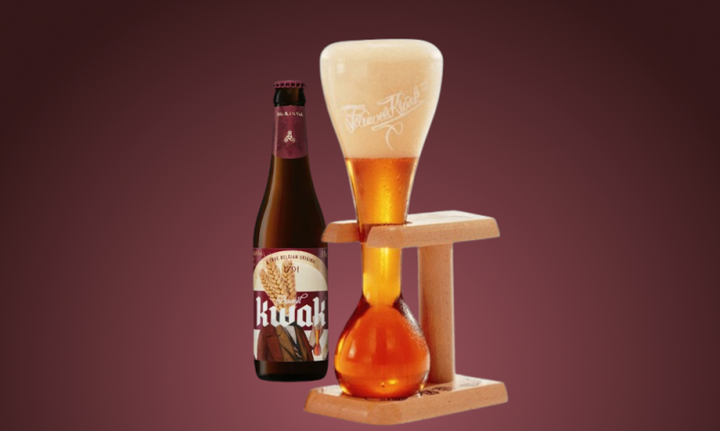 Pauwel Kwak flesje en originele koetsiersglas
