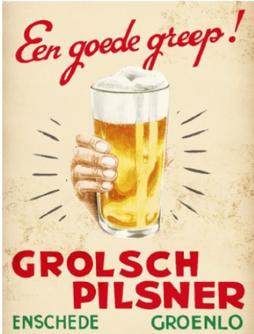Grolsch wandbord: Een goede greep! Grolsch wandbord: Een goede greep!