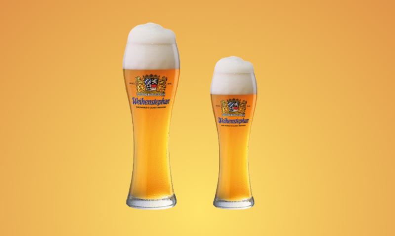 Weihenstephan bierglas van 50cl en 30cl Weihenstephan bierglas van 50cl en 30cl