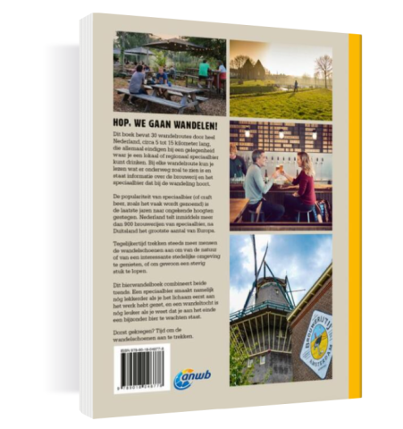 Achterkant van Het grote Nederlandse Bierwandelboek