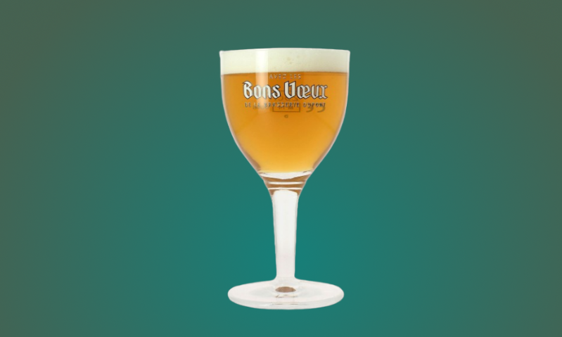 Avec Les Bons Voeux bokaal glas