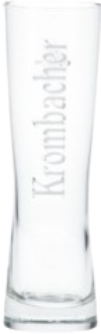 Krombacher bierglas
