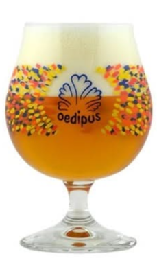 Oedipus bierglas op voet