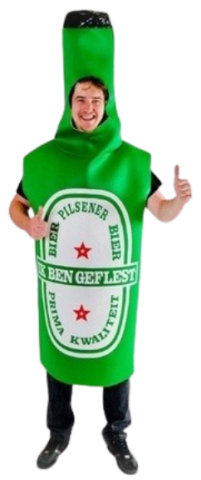 Bierfles kostuum voor volwassenen