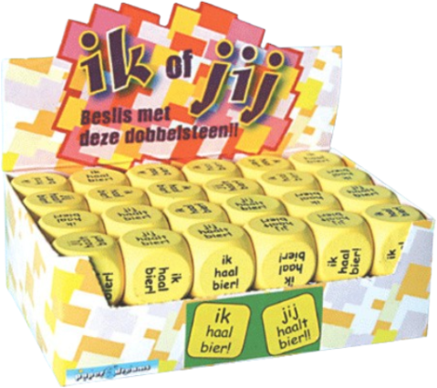 Dobbelsteen - Wie Haalt Bier