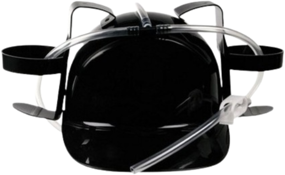 Bierhelm zwart Bierhelm zwart