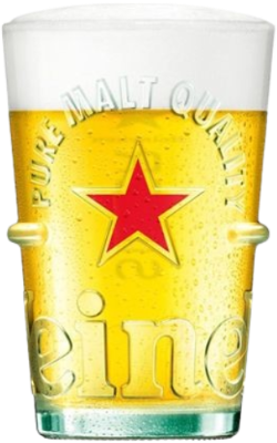 Heineken Bierglas Silver