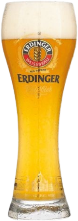 Erdinger Bierglas