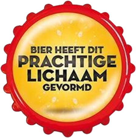 Bier heeft dit prachtige lichaam gevormd Magneet flesopener