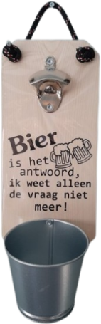 Wand flesopener bier is het antwoord