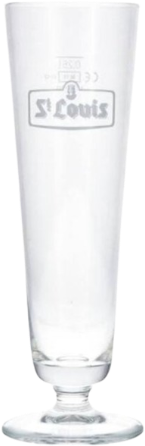 St. Louis bierglas op voet St. Louis bierglas op voet