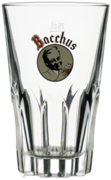 Bacchus bierglas van 25cl met helder glasontwerp Bacchus bierglas van 25cl, perfect voor speciaalbier, helder ontwerp met logo.