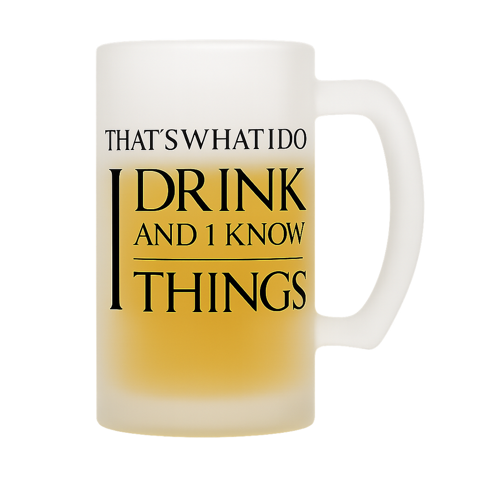 Bierpul I Drink And I Know Things | Game of Thrones cadeau | biernet.nl