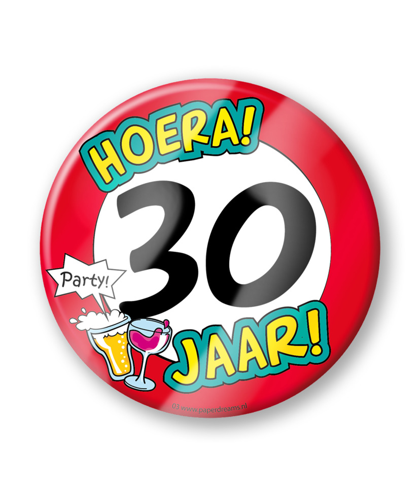 Bierviltjes 30 jaar (set van 6)