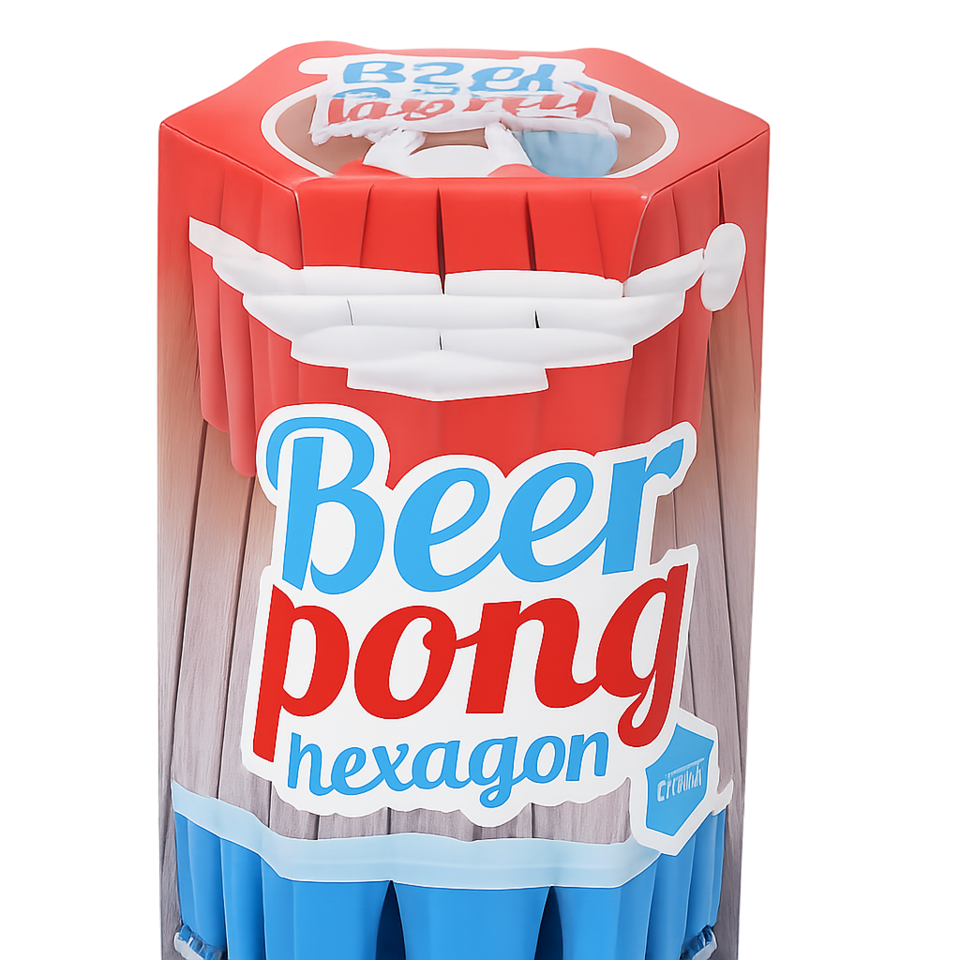 Bierpong zeshoekig (30-delig)