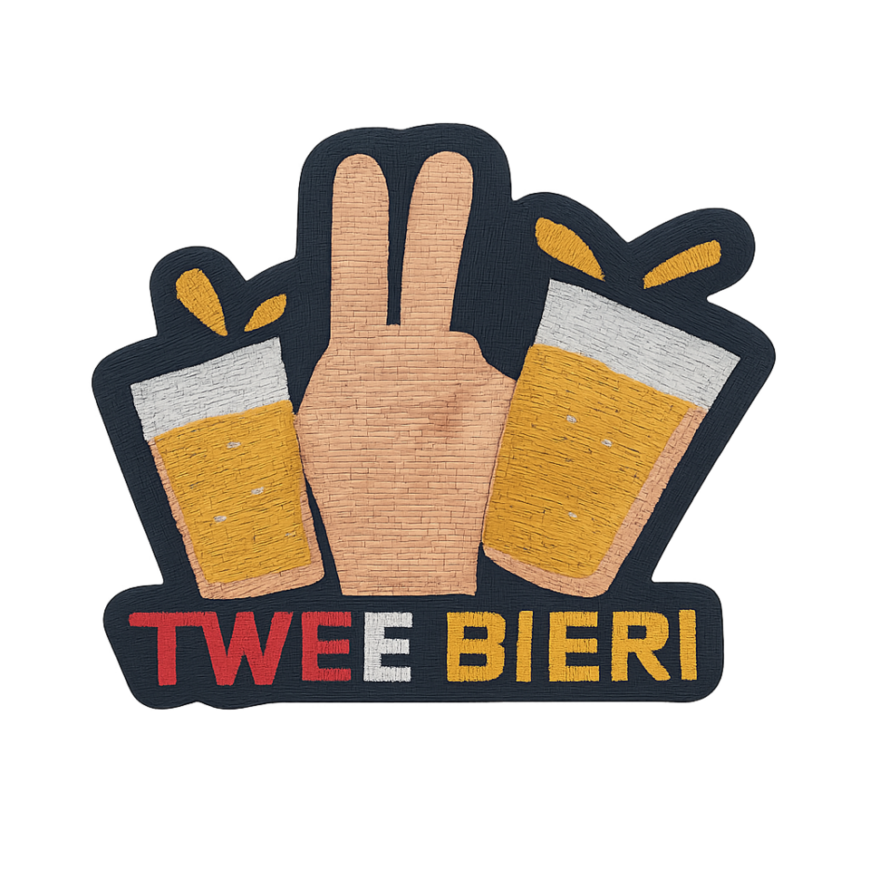 Strijkapplicatie Twee bier