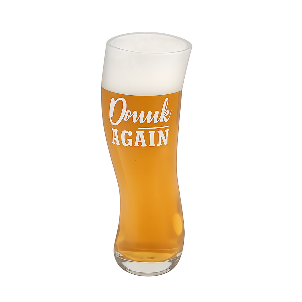 Wiebelig bierglas
