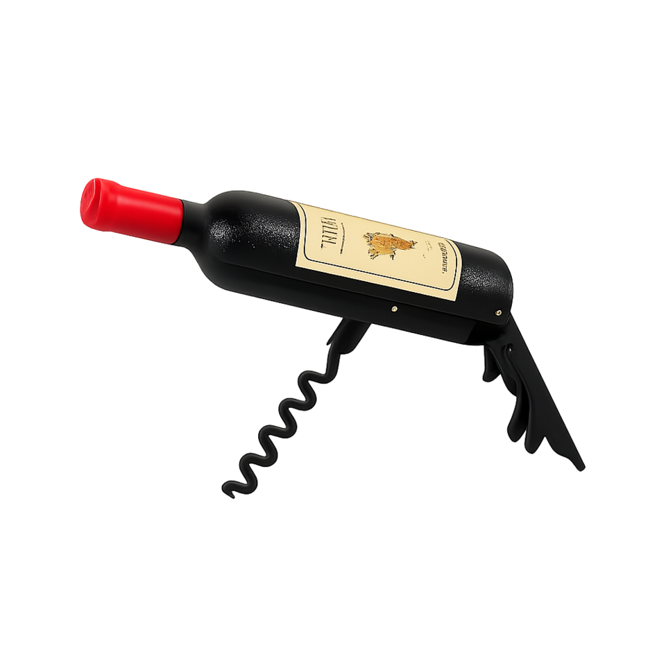 Kurkentrekker en flessenopener compact