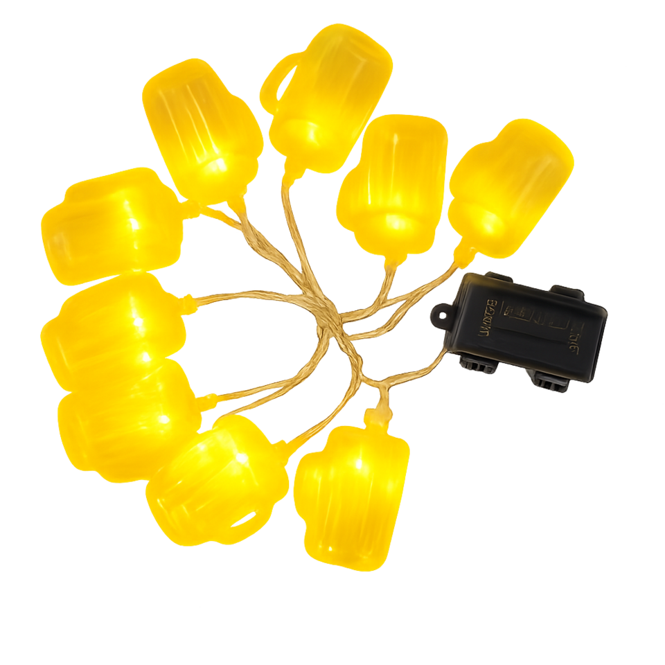 Bierglazen lichtslinger (10 LED)