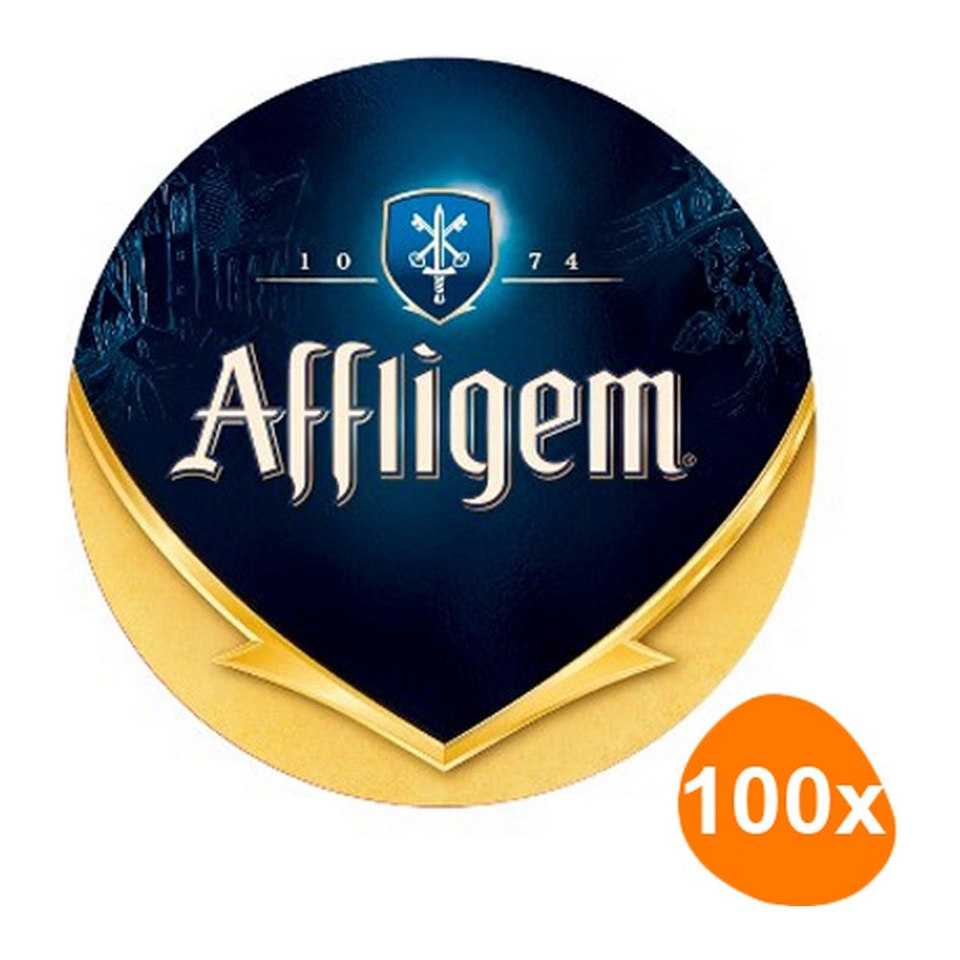 Affligem bierviltjes, een officiele set van 100 bierviltjes met de Affligem-opdruk.