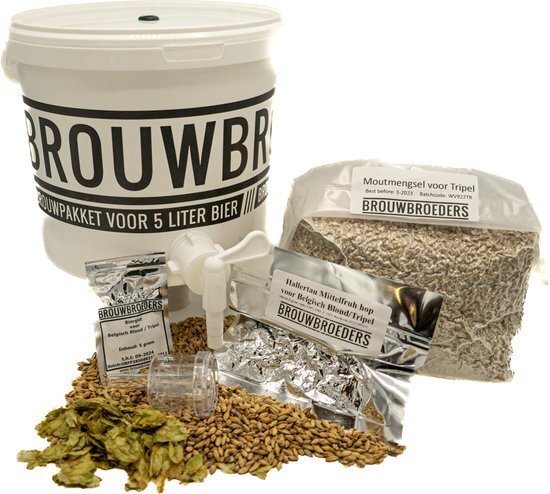 Brouwbroeders bierbrouwpakket Tripel