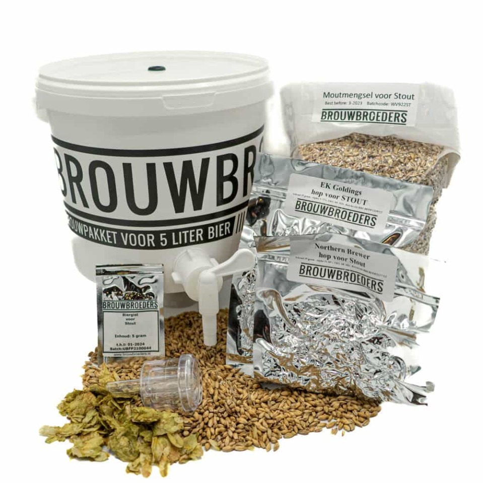 Brouwbroeders bierbrouwpakket Stout