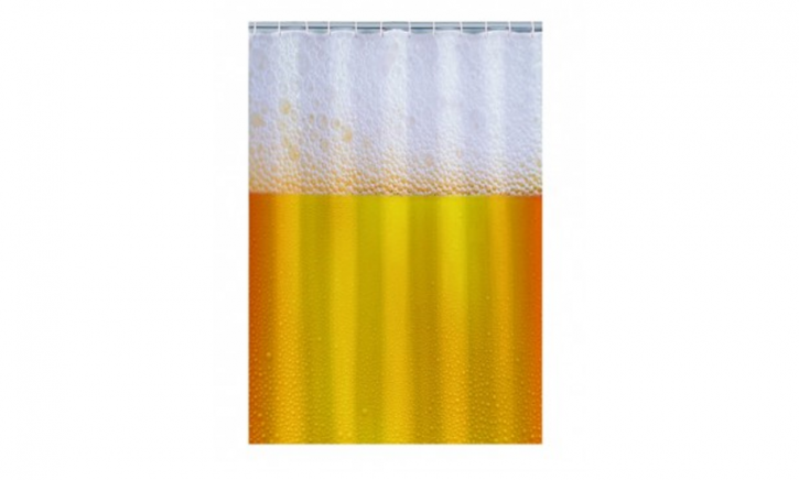 Bier douchegordijn