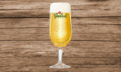 Sport Afrika knijpen Grolsch bierglas op voet | Glas van 25cl voor bier | biernet.nl