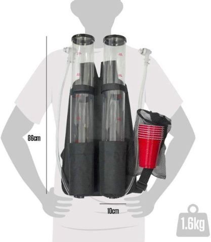 Bier Jetpack Doorzichtig
