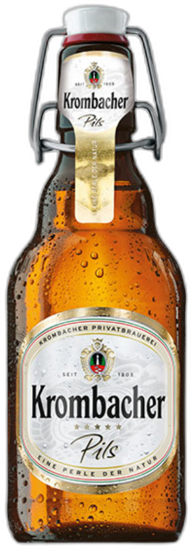 Krombacher Pils beugelfles van 33cl