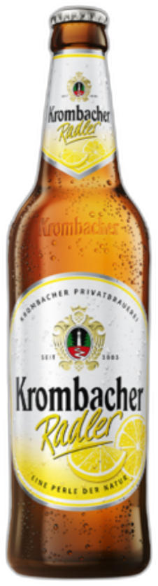 Krombacher Radler fles van 50cl