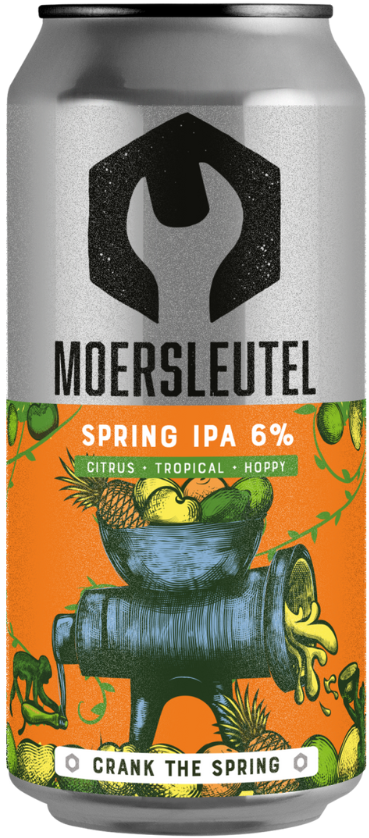 Moersleutel Crank The Spring blik van 44cl