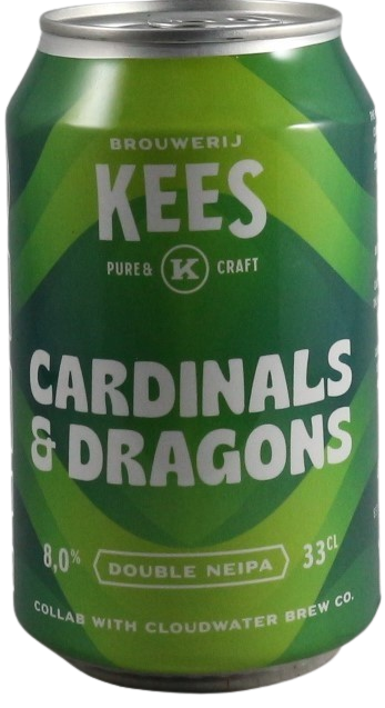 Kees x Cloudwater Cardinals & Dragons blikje van 33cl