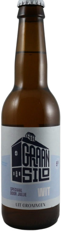 Graansilo Wit flesje van 33cl