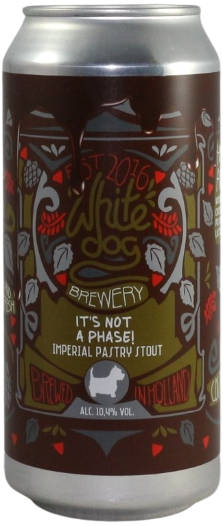 White Dog It's not a Phase blik van 44cl