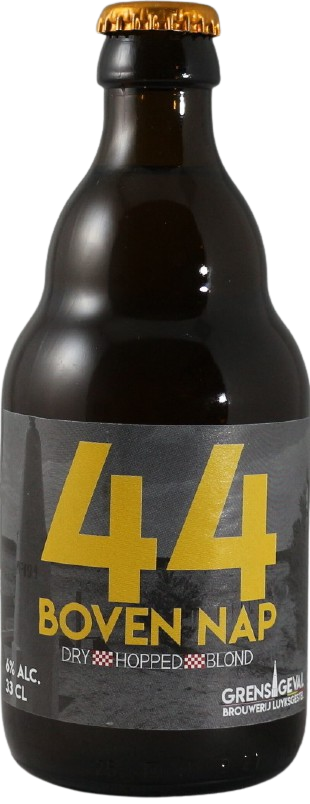 Grensgeval 44 boven NAP flesje van 33cl
