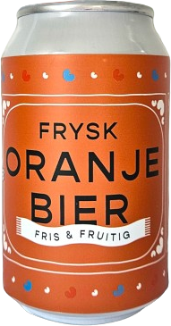 Frysk Oranje Bier blikje van 33cl