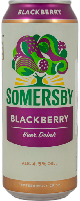 Somersby Blackberry Beer Drink blik van 50cl