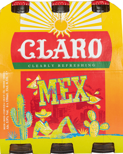 Claro Tequila flavoured 6x33 flesjes