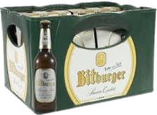 Bitburger Pils Krat met 24 flesjes van 33cl