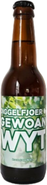 Diggelfjoer Gewoan Wyt flesje van 33cl