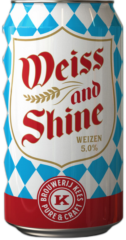 Kees Weiss and shine blikje van 33cl