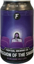 Frontaal Passion Of The Shake blikje van 33cl