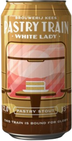 Kees Pastry Train White Lady blikje van 33cl