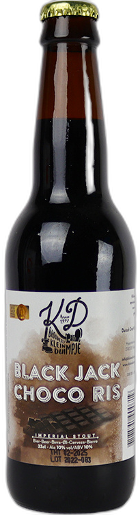 Klein Duimpje Black Jack Choco RIS flesje van 33cl Klein Duimpje Black Jack Choco RIS flesje van 33cl
