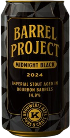 Kees Barrel Project 2024 Midnight Black blikje van 33cl