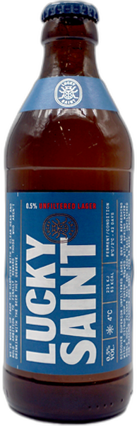 Lucky Saint Unfiltered Lager flesje van 33cl
