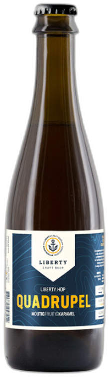 Liberty Quadrupel fles van 75CL