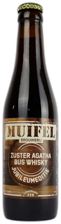 Muifel Zuster Agatha Bus Whisky flesje van 33cl